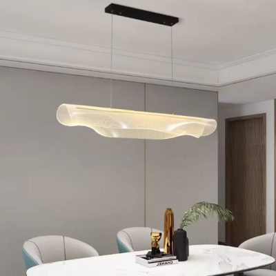 Acrylic Linear Dining Chandelier