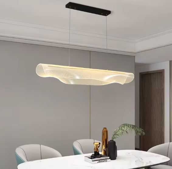 Acrylic Linear Dining Chandelier