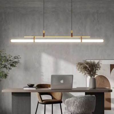 Aero Frosted Tube Pendant Chandelier