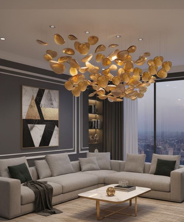 Leaf Chandelier Light