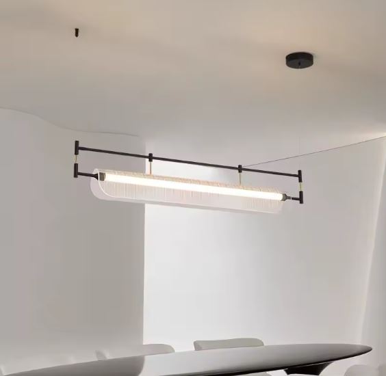 Architectural Fluted Glass Chandelier light Architectural Fluted Glass Chandelier light