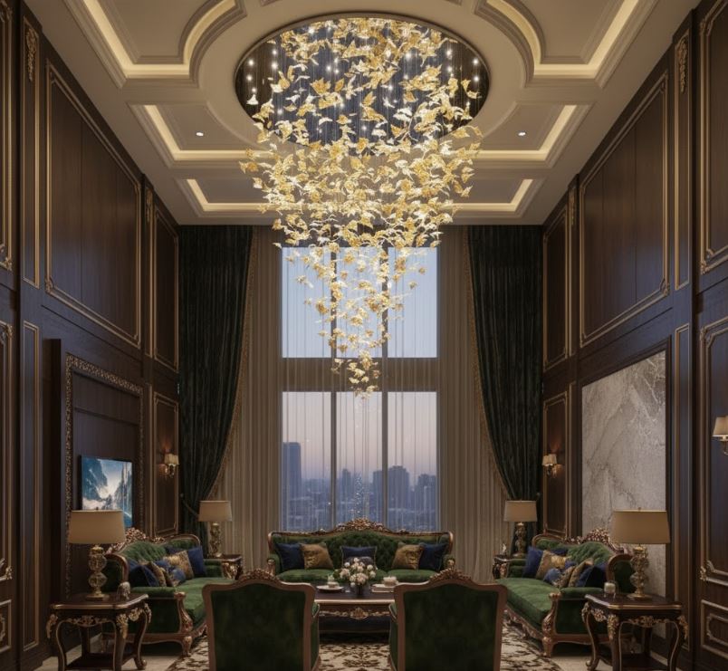 Large Scale Luxury Hotel Chandelier Light