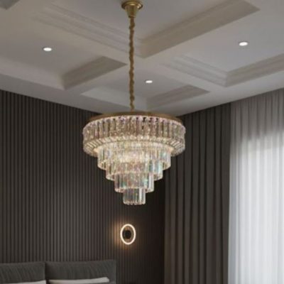 RGB Crystal LED Chandelier Bedroom