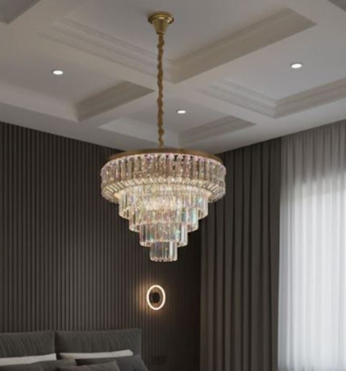 RGB Crystal LED Chandelier Bedroom