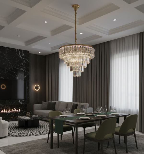 RGB Crystal LED Chandelier