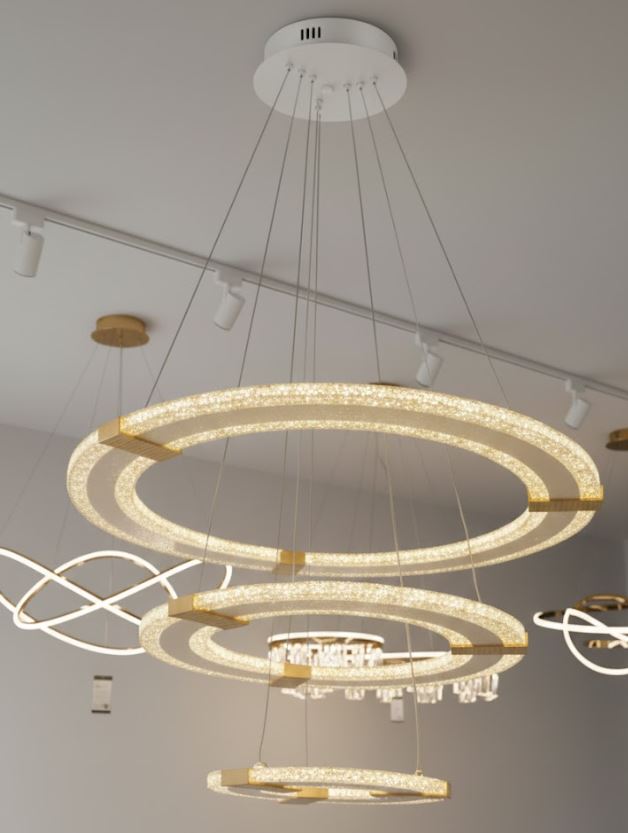3 Rings Chandelier Light