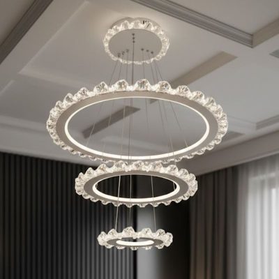 Acrylic Diffused Ring Chandelier