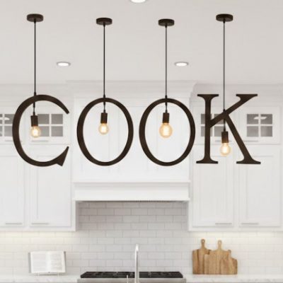 COOK Alphabet pendant for Kitchen