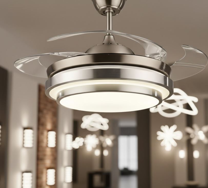 Dual-ceiling Fan Chandelier