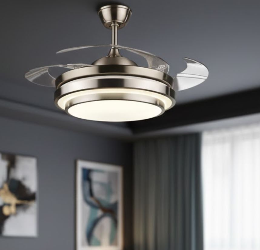 Dual-ceiling Fan Chandelier Light