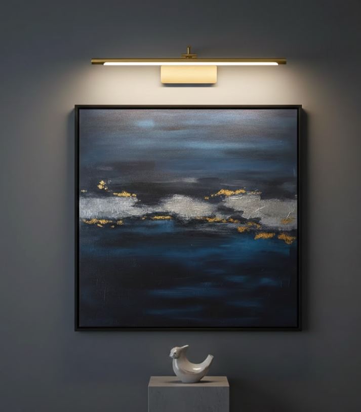 LED Wall Light For Art And Mirrors Gold