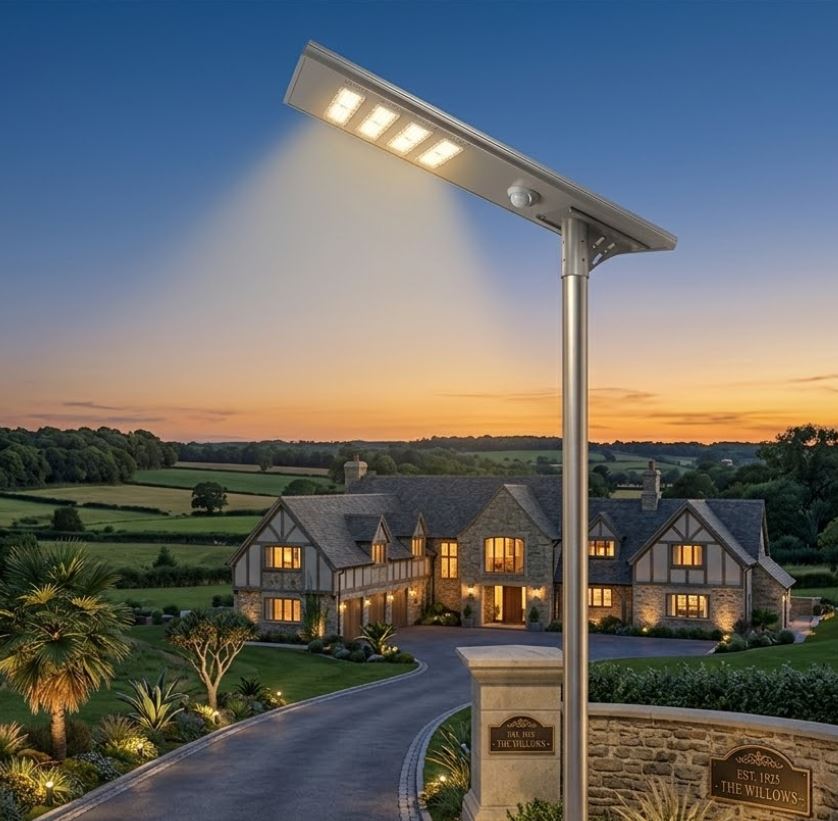 100W Solar Light for Community Projects