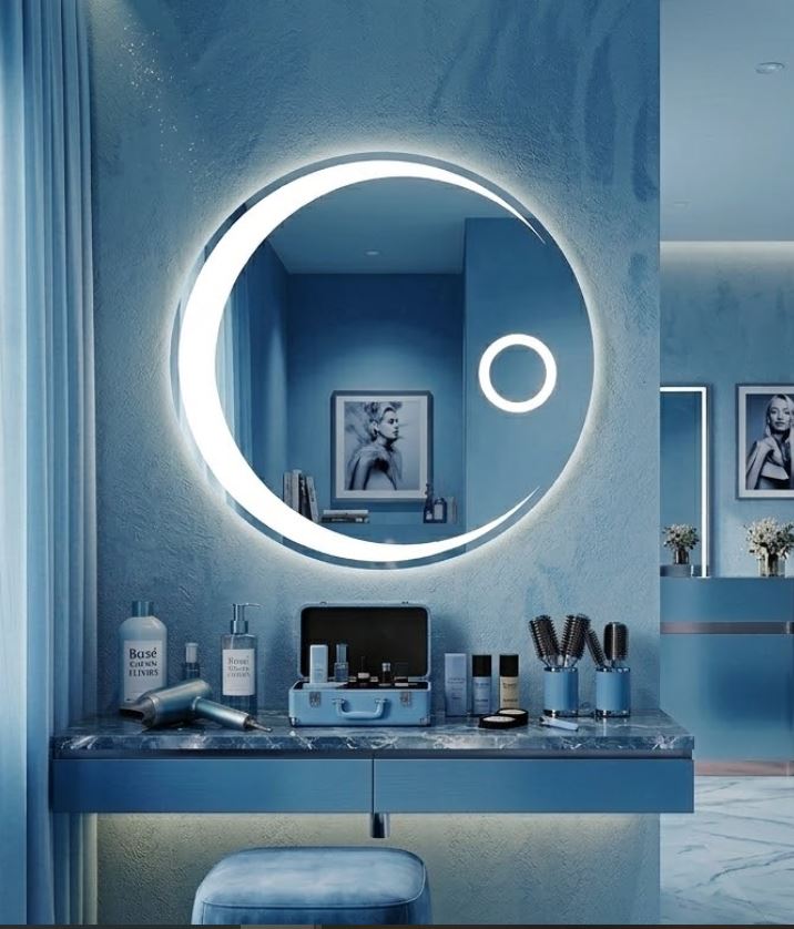 3 in 1 Moon LED Mirror