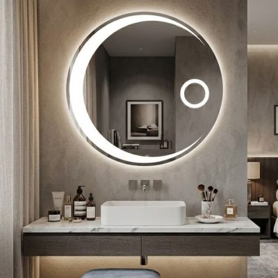 3-in-1 Moon LED Vanity Mirror