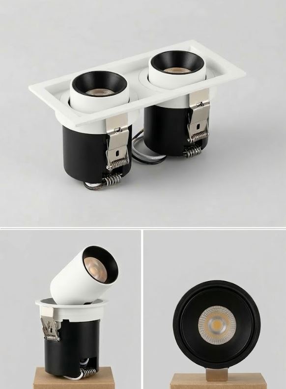 360° Swivel Focus Spotlight