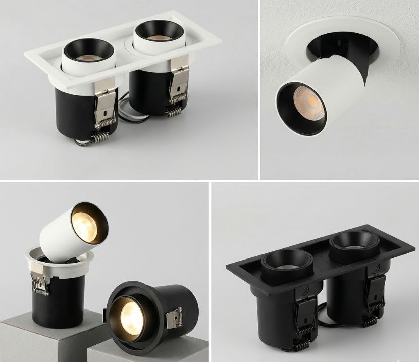 360° Swivel Long-Life Focus Spotlight