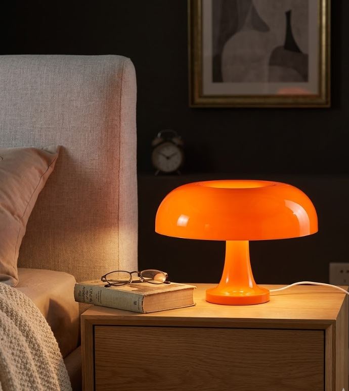 Orange Mushroom Table Lamp