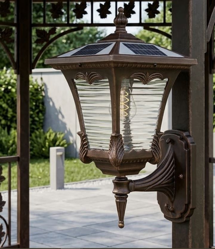 Vintage Solar Fence Lantern