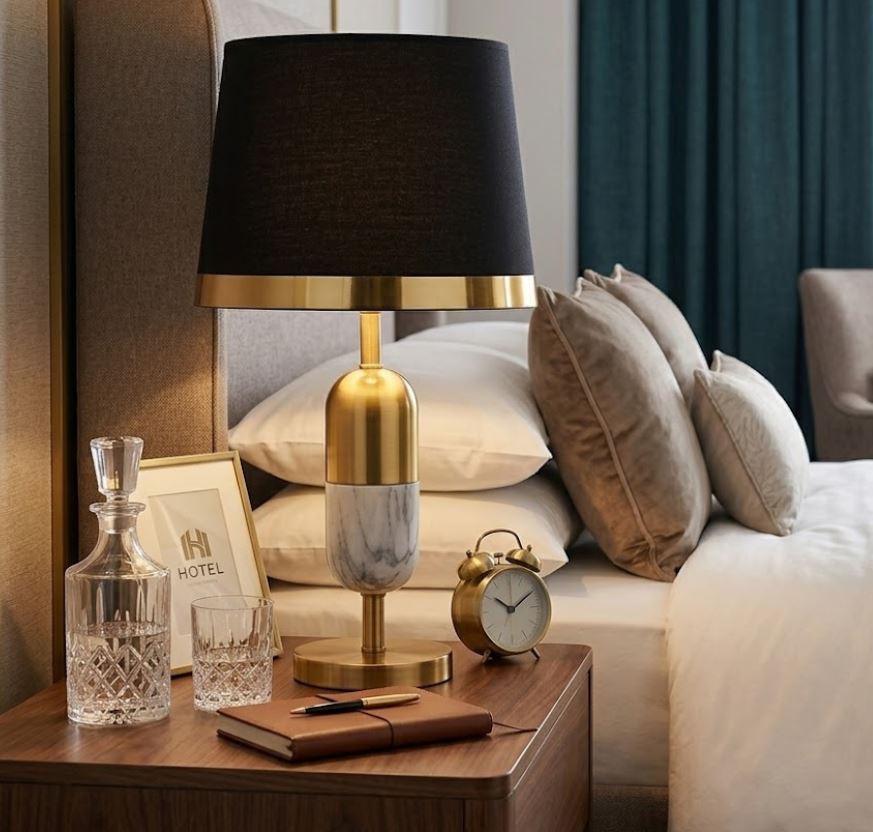 Capsule Gold Table Lamp Capsule Gold Table Lamp
