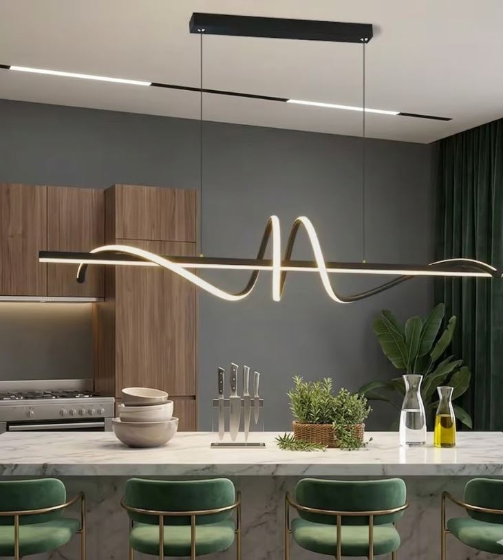 Linear Pendant Chandelier Light