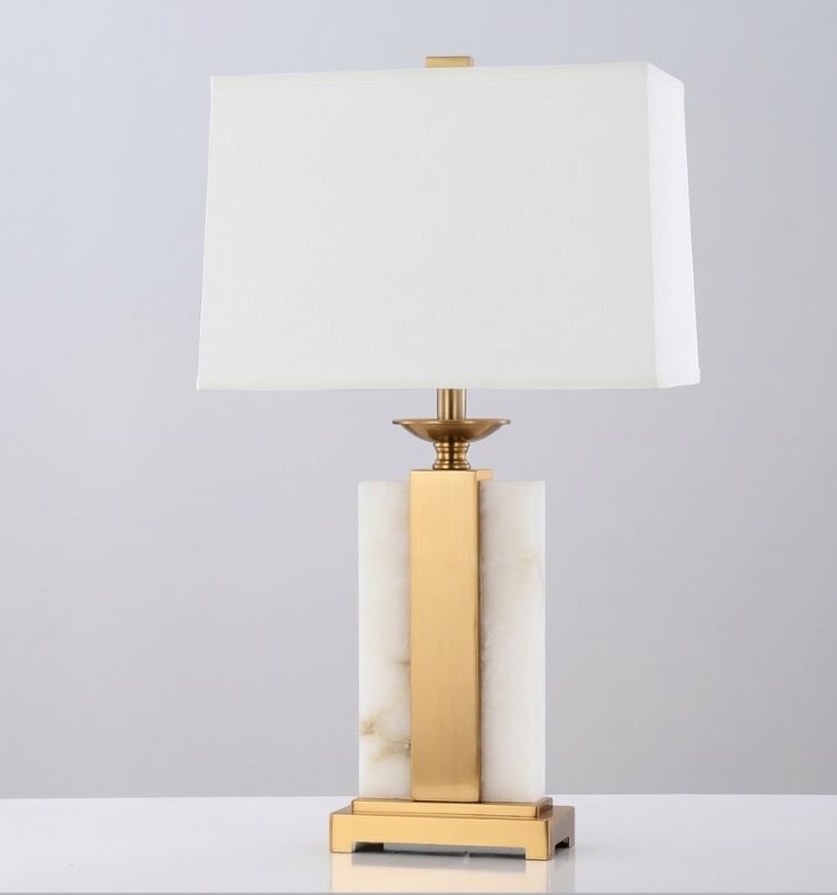 Marble Stone Bedside Table Lamp