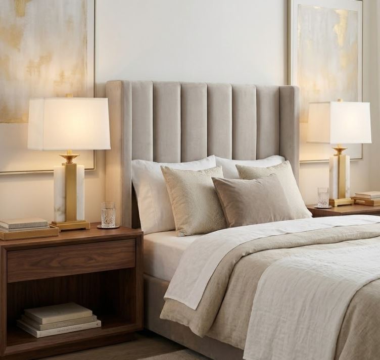 Marble Table Bedside Lamp