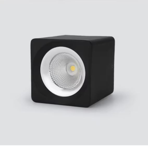 Quality COB Surface Downlight square black
