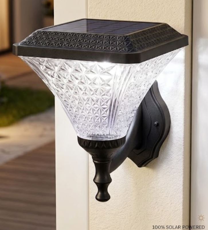 Solar Powered Fence Light