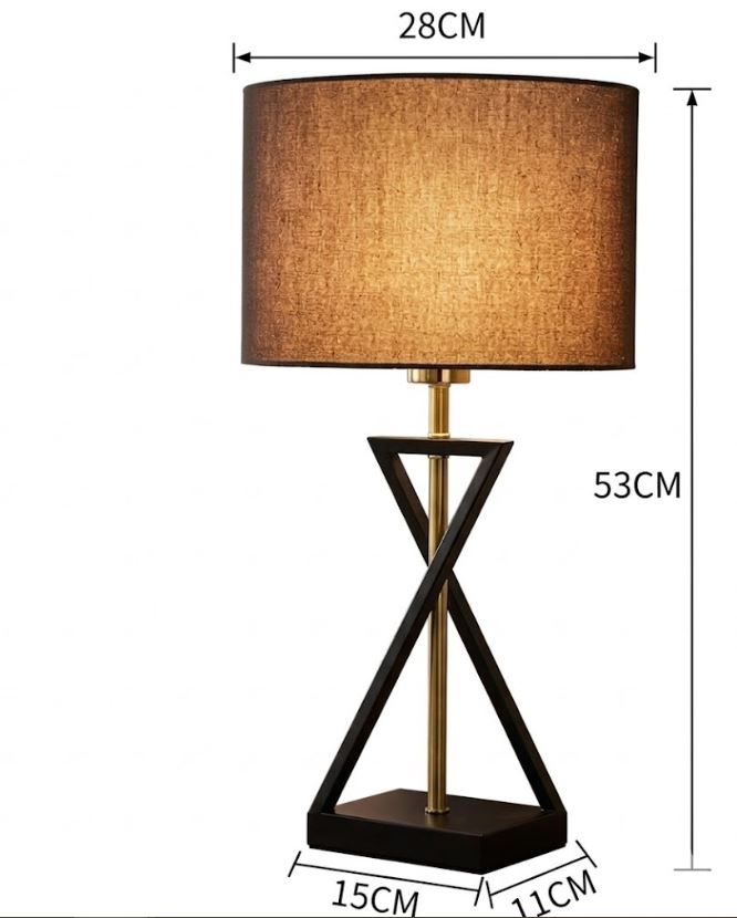 X Geometric Table Lamp