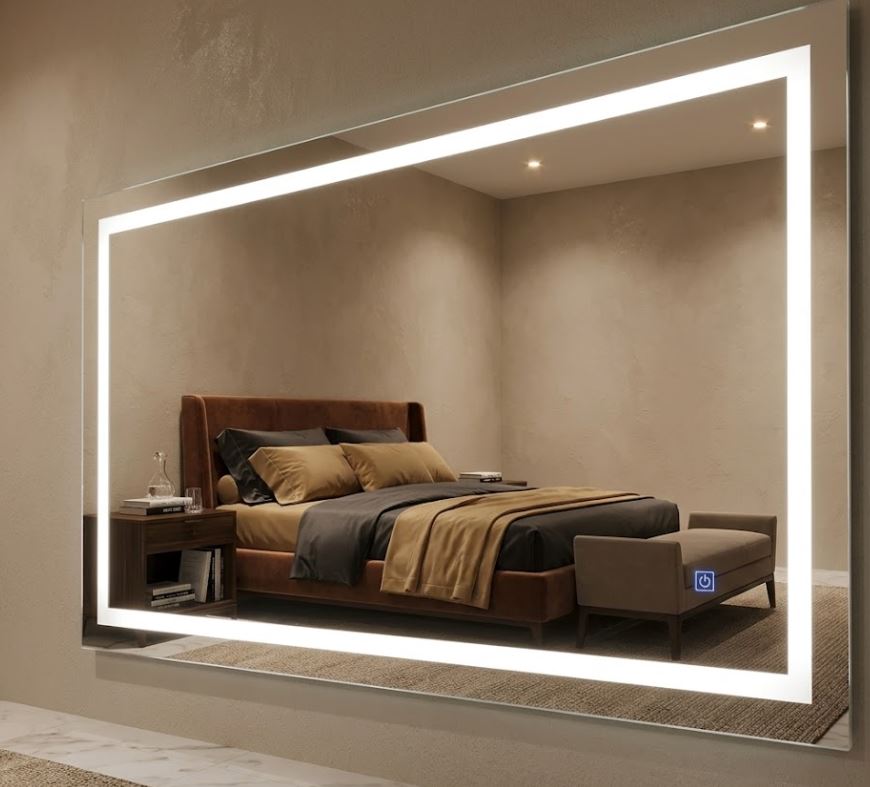 70×150 Rectangle Frontlit Bathroom Mirror
