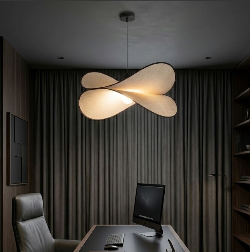 Contoured Fabric Pendant Chandelier for office Contoured Fabric Pendant Chandelier for office