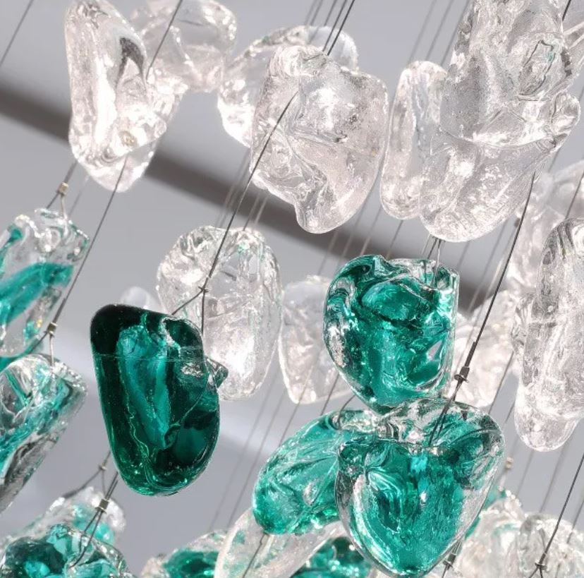 Customizable Clear Stone Chandelier