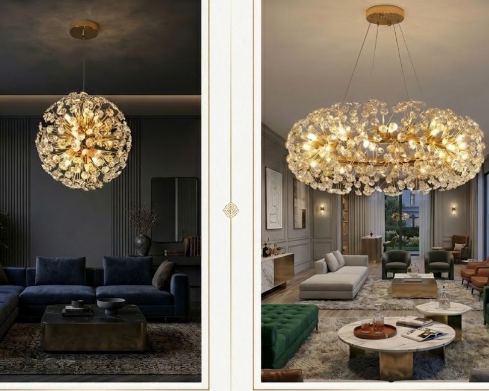 Dandelion Crystal Bloom Chandelier