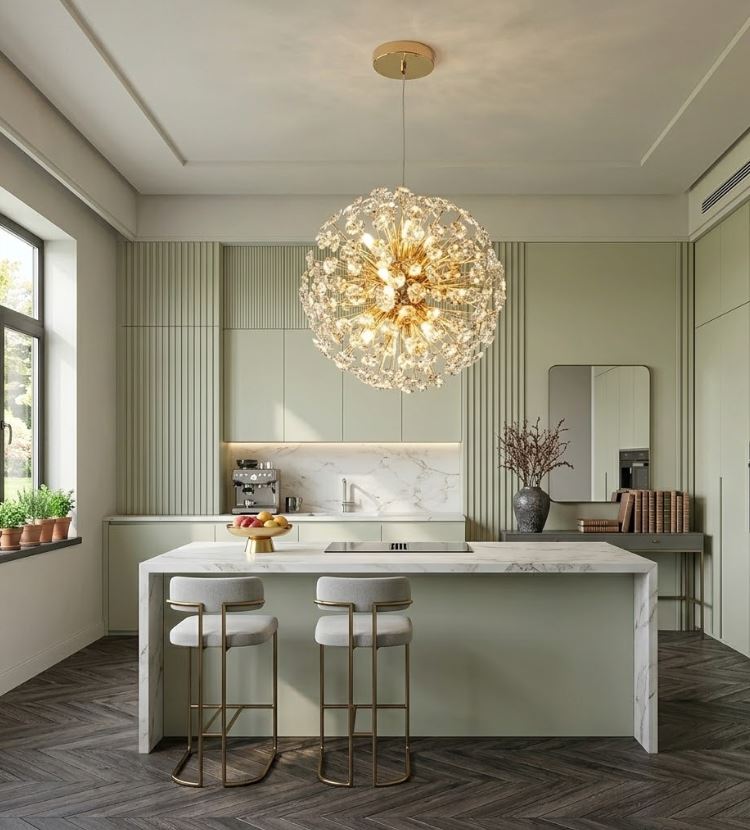 Dandelion Crystal Chandelier Light