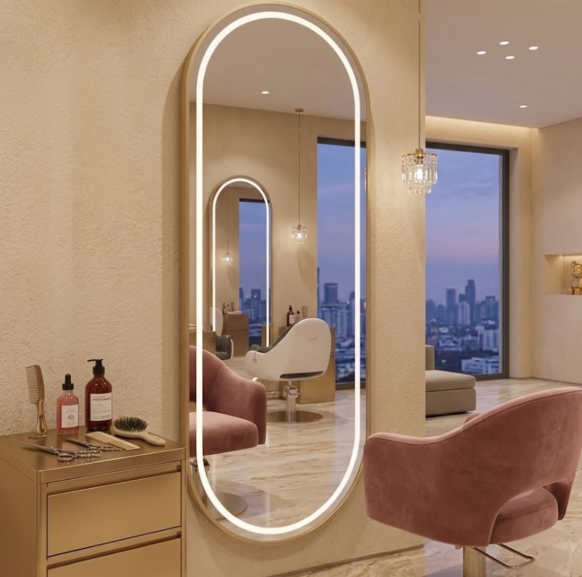 Full-Length Frontlit Vanity Mirror