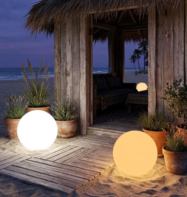 Glowing Ball Weatherproof Landscape Lamp