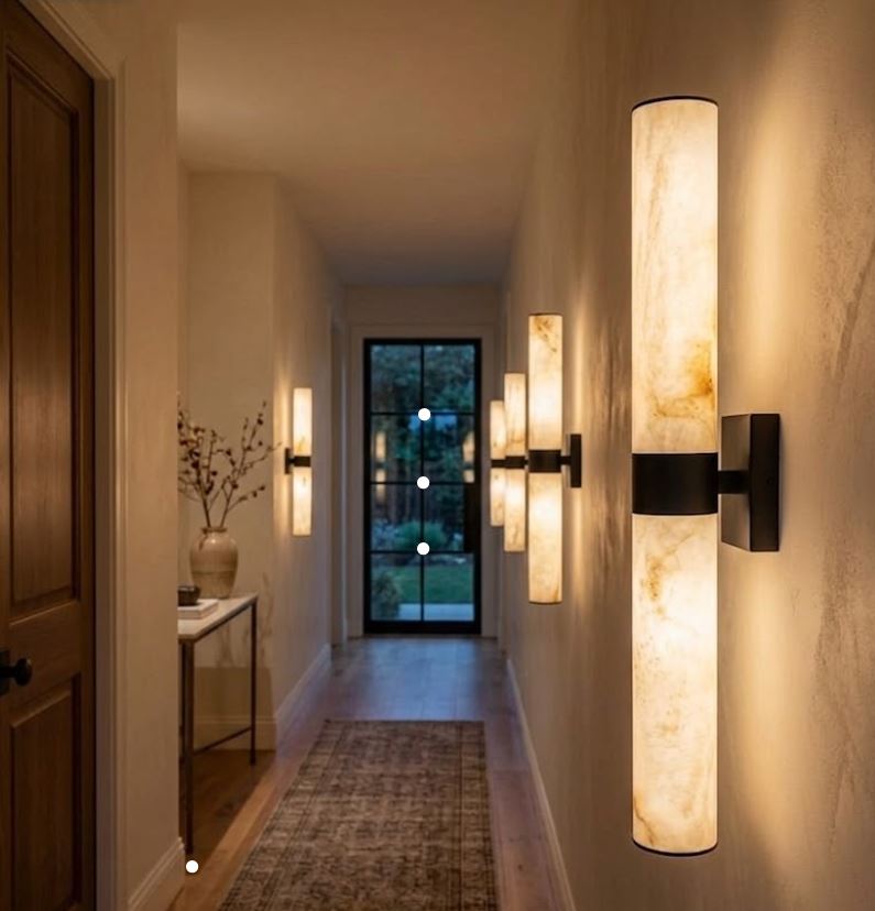 Luxury Alabaster Wall Sconce