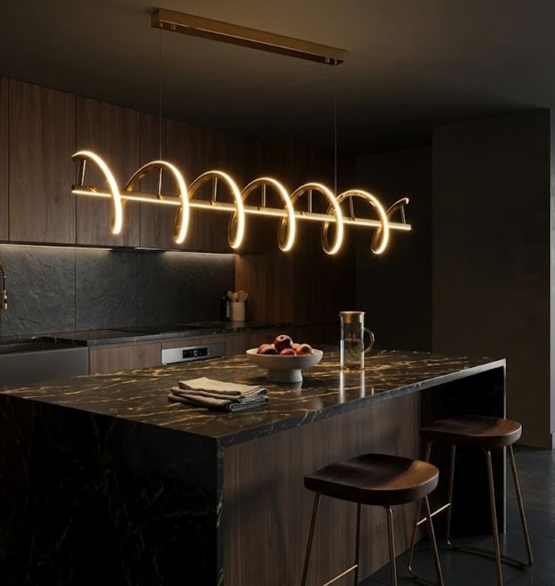 Modern Spiral LED Pendant Chandelier Modern Spiral LED Pendant Chandelier