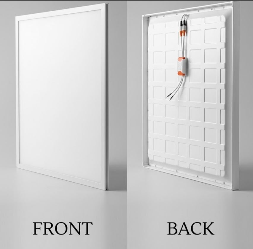 Modular Surface Panel Light Fitting Bank and Front