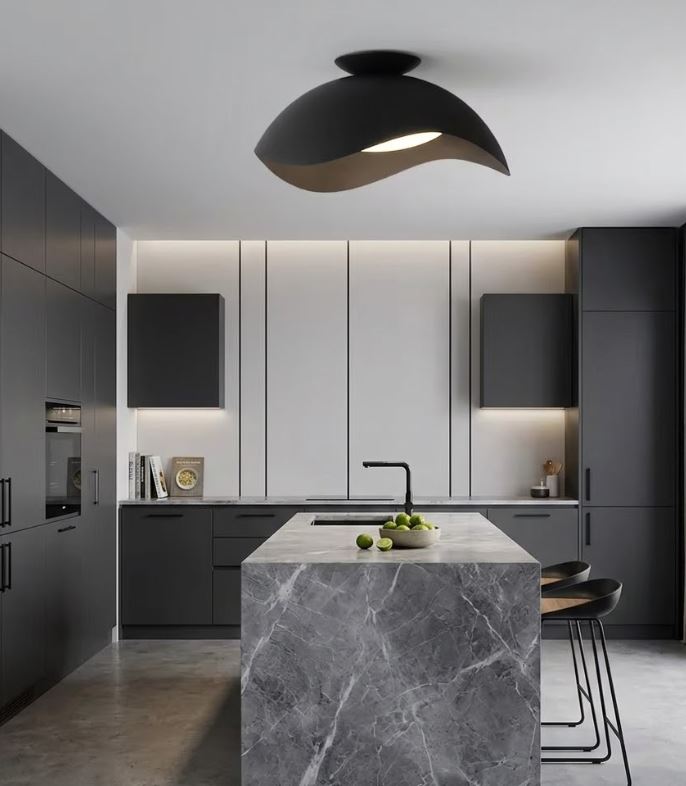Bowl Pendant Flush Ceiling Light Black Bowl Pendant Flush Ceiling Light Black