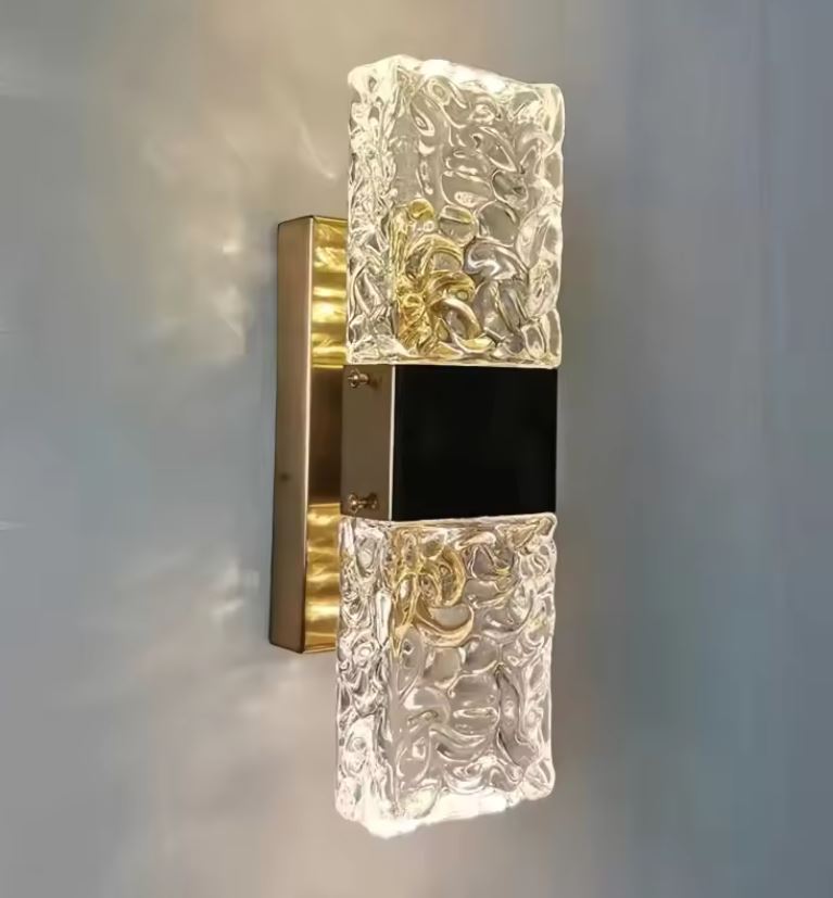 Ice Glass LED Wall Bracket Lamp Ice Glass LED Wall Bracket Lamp