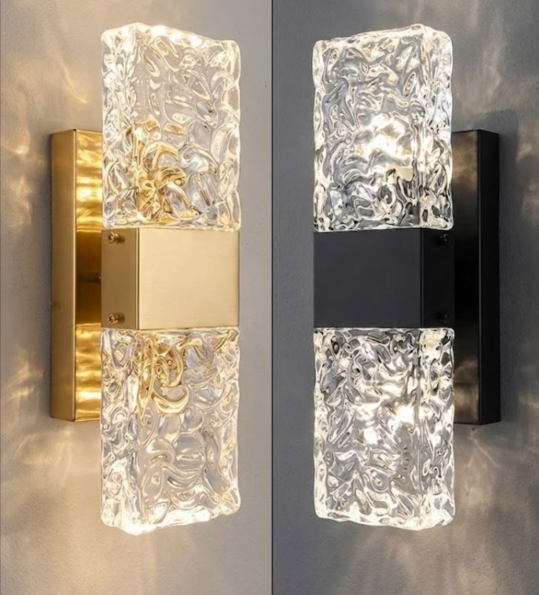 Ice Glass LED Wall Bracket