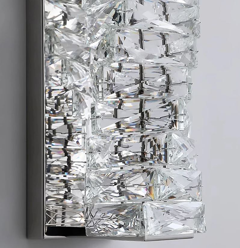 K9 Crystal Refracted Wall Light