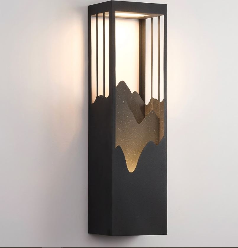 Mountain Landscape LED Outdoor Wall Lamp