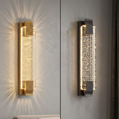 Textured Crystal LED Wall Bracket
