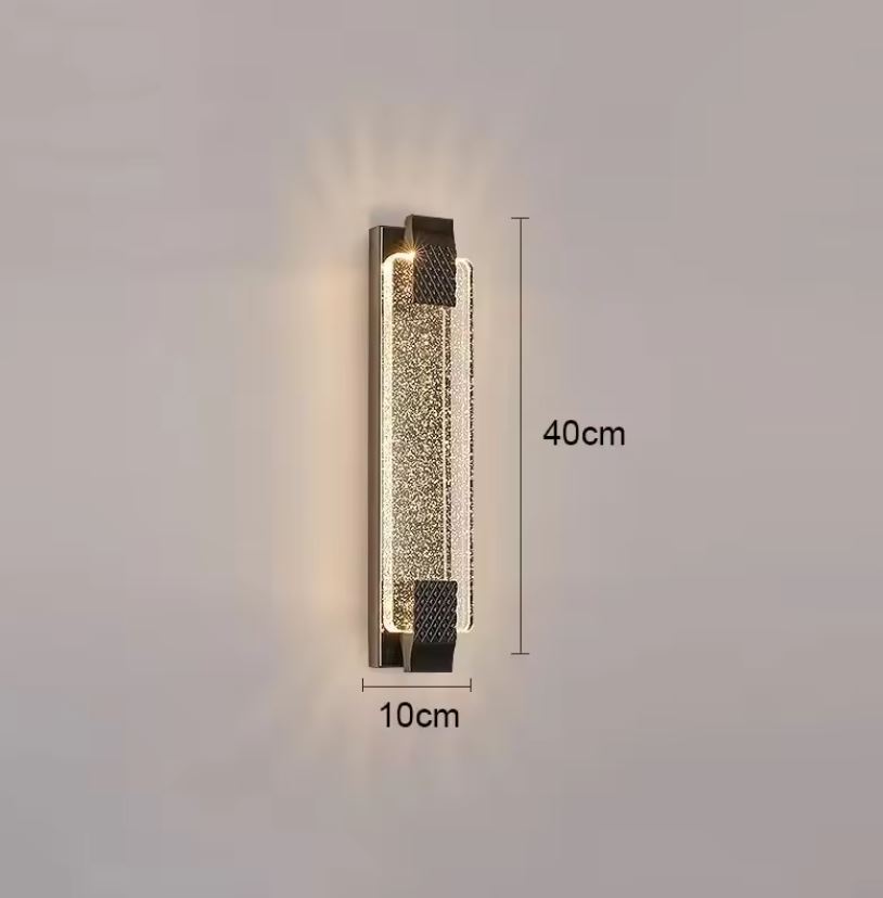 Textured Crystal LED Wall Bracket 40cm Textured Crystal LED Wall Bracket 40cm