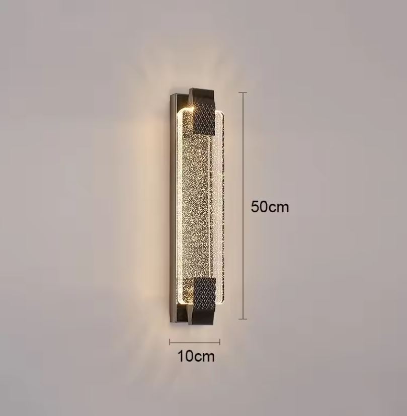Textured Crystal LED Wall Bracket 50cm Textured Crystal LED Wall Bracket 50cm
