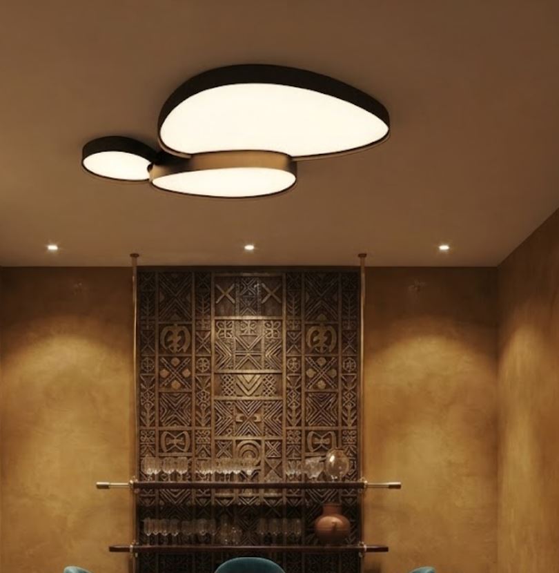3-Piece Flush Mount Ceiling Light