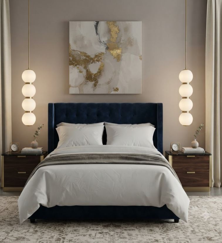 4-Globe Chandelier Drop Light Bedside