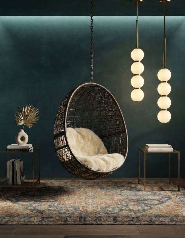 4-Globe Chandelier Drop Light For Bedside Gold 4-Globe Chandelier Drop Light For Bedside Gold